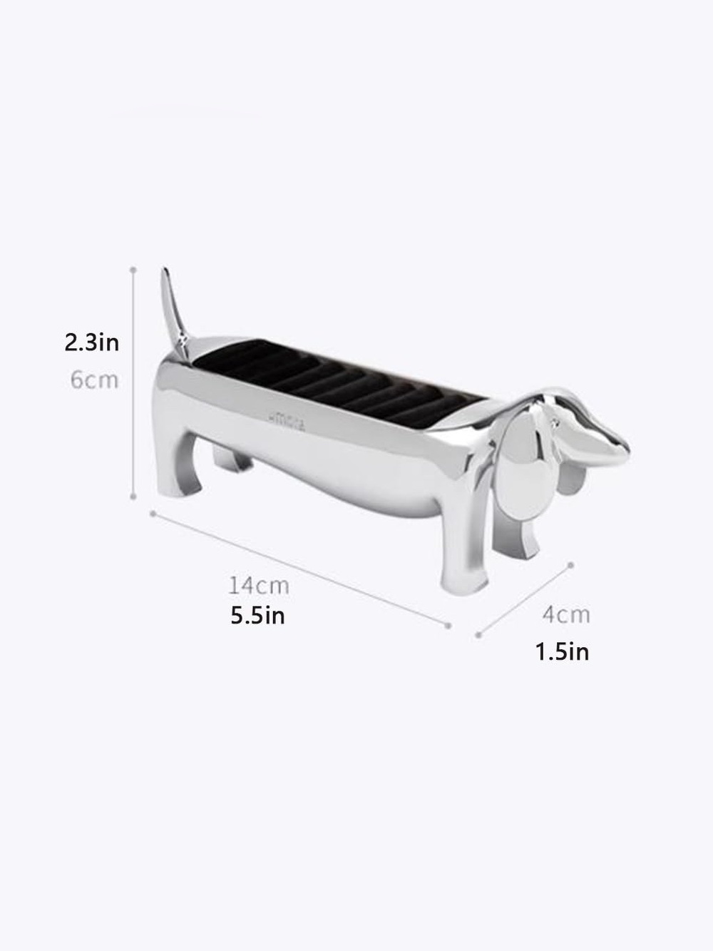 Jewelry Stand Metal Dog Jewelry Organizer Stand Ring Box